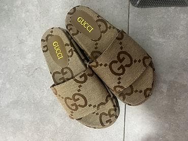 Босоножки, 37, Gucci, Новый, цвет - Бежевый, Самовывоз