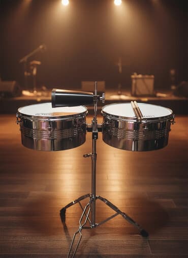 микрофон для озвучки видео купить: Тимбалес (латинские барабаны) на стойке. Состав: - Пара — 1