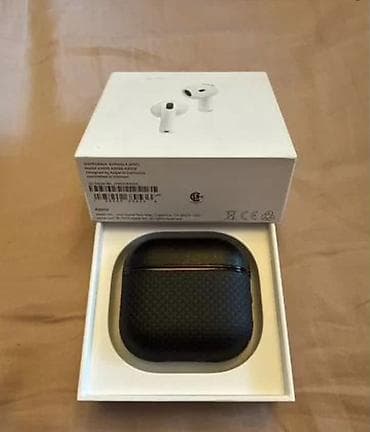 afm kg: Беспроводные вкладыши наушники, Apple, AirPods 4, Б/у — 3