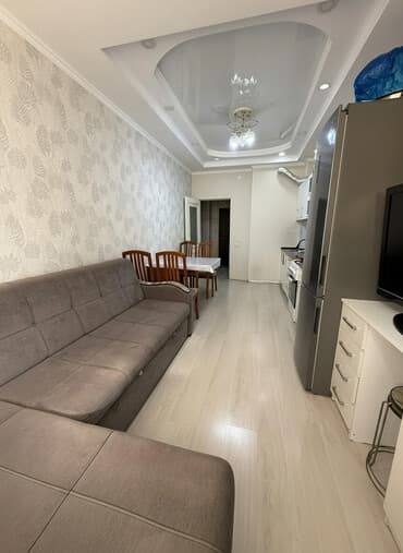 квартира с мебелью и техникой: 1 комната, 46 м², Элитка, 4 этаж, Евроремонт — 2