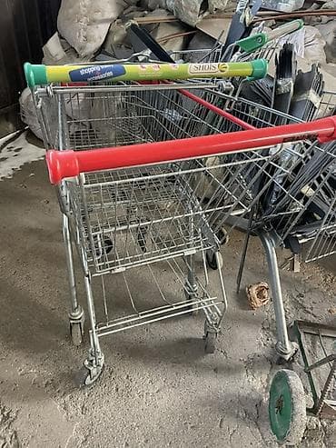 Пластиковые корзины, тележки для покупок 30, 60л - Материал: прочный — 5