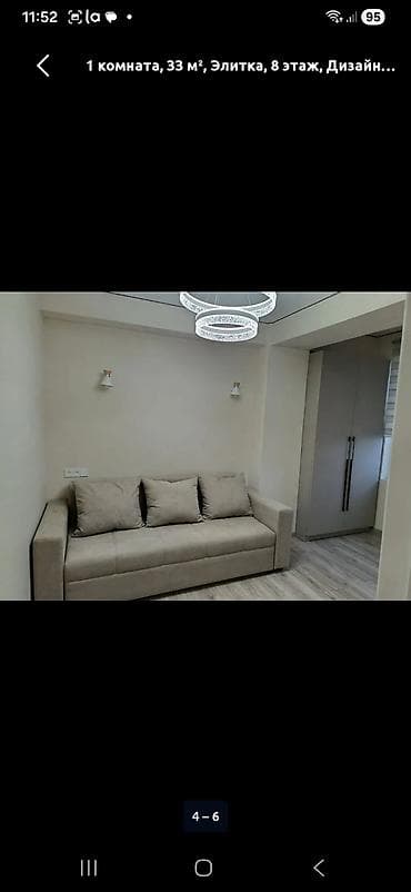 1 комната, 33 м², Элитка, 8 этаж, Евроремонт — 6