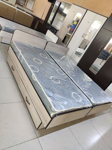 купить помещение в рассрочку: Кровать новая Новые кровати односпальные с ящиками из российкого — 1