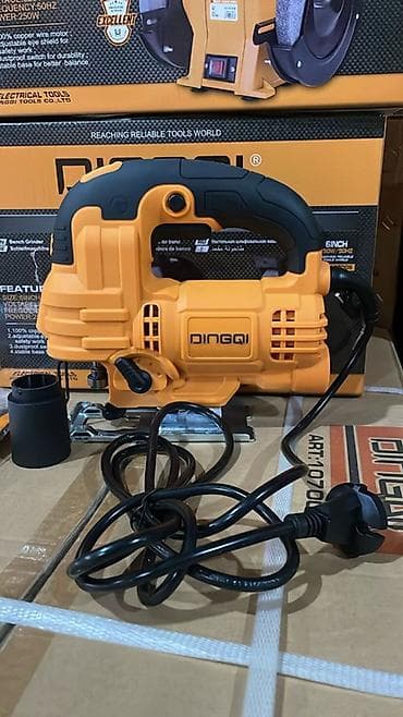 Жарнамалык жабдуулар: Лобзик электрический DINGQI с лазером - Тип: сетевой лобзик, питание — 1