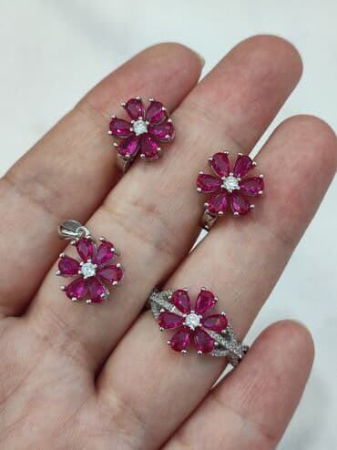 купить свадебное платье недорого: Серебряный Набор+ Цепочка Серебро 925 пробы Размеры имеются Цена — 6