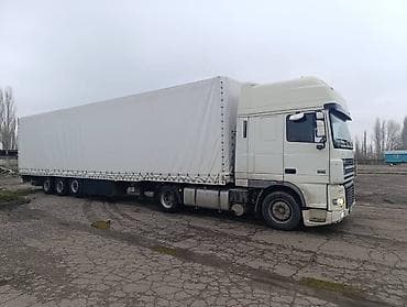 даф 2011: Тягач, DAF, 2005 г., Тентованный — 2