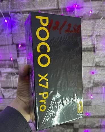 айфон недорогой телефон айфон недорого: Poco X7 Pro, Б/у, 256 ГБ, цвет - Желтый, 2 SIM — 3