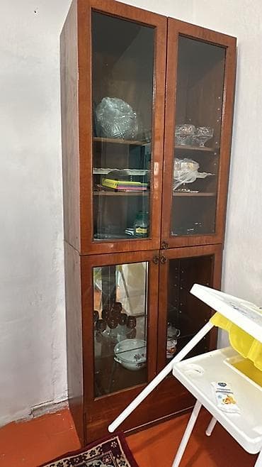 стенка каракол: Кире бериш үчүн гарнитур, Шкаф, Жыгач, түсү - Күрөң — 4