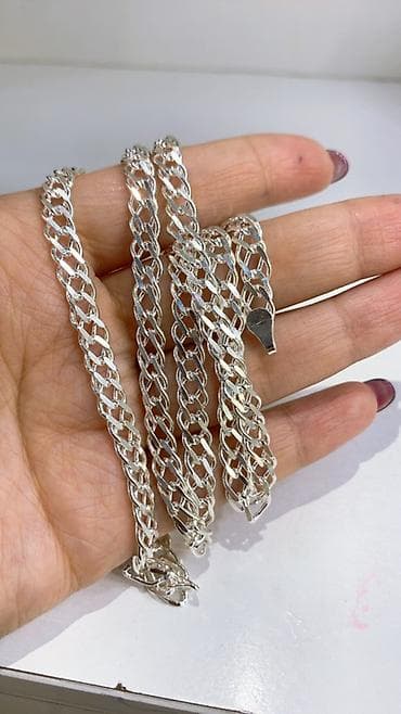 серебро цеп: Цепочка, Якорное, Проба 925, Унисекс — 5
