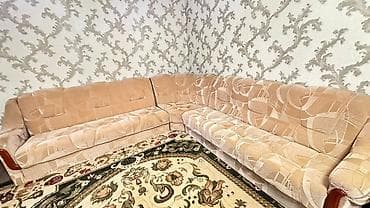 уголок мебельный леруа: Комплект мягкой мебели, цвет - Бежевый — 1