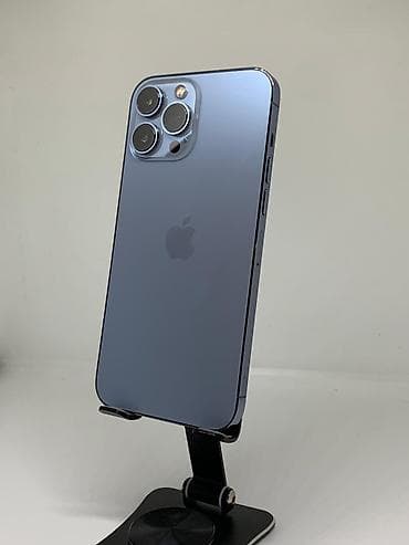 9000 iphone: IPhone 13 Pro Max, Б/у, 256 ГБ, Голубой, Защитное стекло, Чехол, 100 % — 2