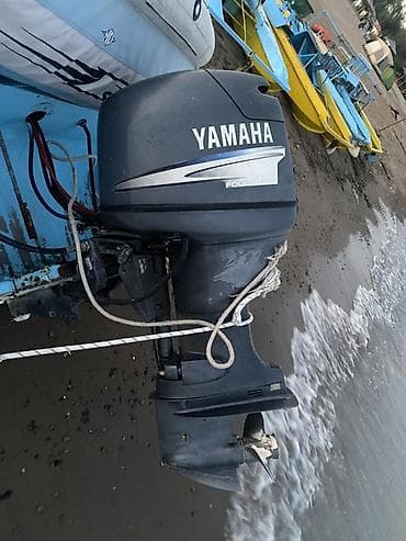 Подвесной лодочный мотор Yamaha, четырехтактный. 50 Ключевые at lalafo.kg Подвесной лодочный мотор Yamaha, четырехтактный. 50 Ключевые