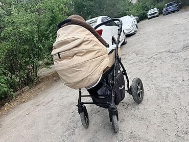 Детский мир: Коляска, цвет - Коричневый, Б/у, Самовывоз, Платная доставка — 5