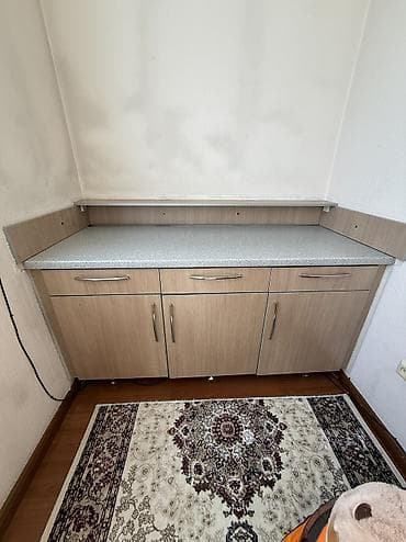 комод на кухню: Шкаф купе, Б/у, Встраиваемый, Дерево — 1