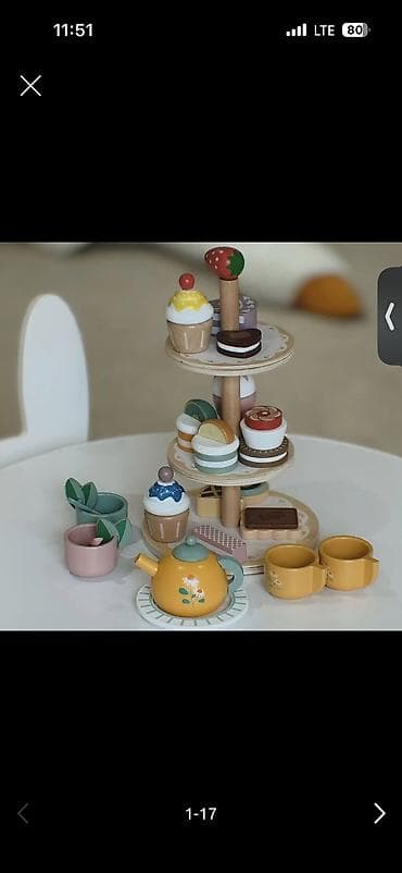 детская кухонная мебель: Деревянный игровой набор «Кухонный миксер» Стильная и экологичная — 10