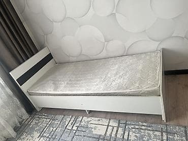 bunk bed: Односпальная кровать, С матрасом, длина - 200 см — 1