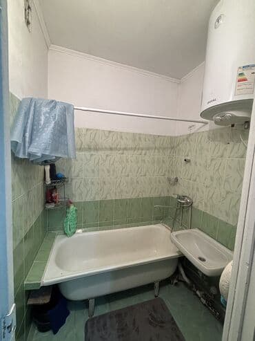 квартира ош для студентов: 2 комнаты, 50 м², 105 серия, 2 этаж, Косметический ремонт — 8