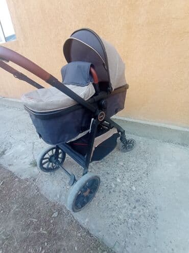 новорожденных: Коляска, цвет - Коричневый — 1