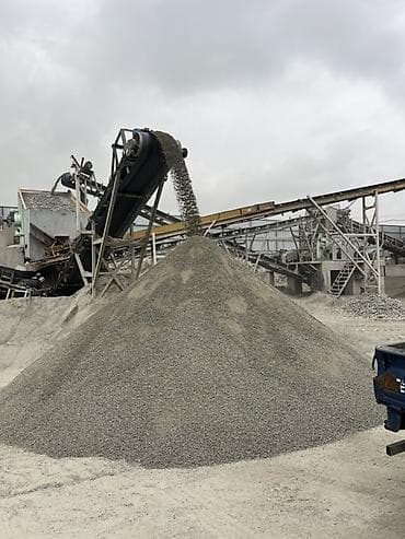 Щебень фракционированный с дробильно-сортировочного комплекса
