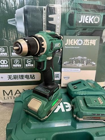 Аккумуляторная бесщеточная дрель-шуруповерт JIEKO 21V в кейсе — 7