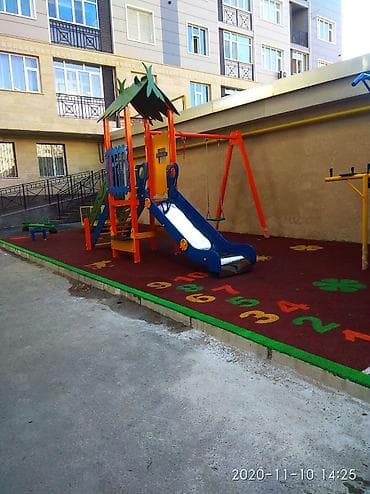 Бесшовное покрытие, детские площадки под ключ