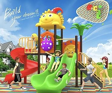 детский надувной батут: Детская площадка Для улицы — 1