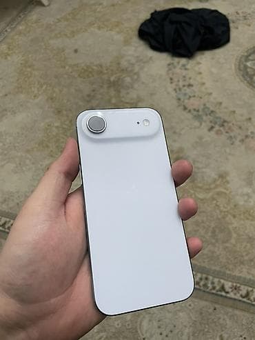 iphone battery: IPhone Air, Б/у, 256 ГБ, Голубой, Чехол, Кабель, Коробка, 100 % — 3