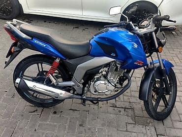 suzuki address 100: Мотоцикл Suzuki Gixxer (GSX-R) 125 синего цвета, дорожный нейкед. Для — 4