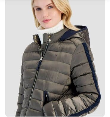 где купить военную форму: Пуховик, Короткая модель, Стеганый, С капюшоном, Приталенная модель, XL — 1