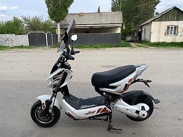 электр скутер: Электроскутер Pantera MiStarS (белый с оранжевыми акцентами) - — 3