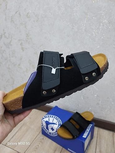 Босоножки, сандалии, шлепанцы: Мужские сандалии, 39, 39.5, 40, Birkenstock, Новый, цвет - Черный, Самовывоз — 5