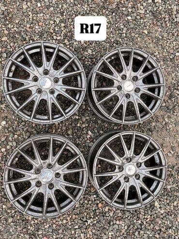 Литые Диски R 17 Weds, Комплект, отверстий - 5, Б/у