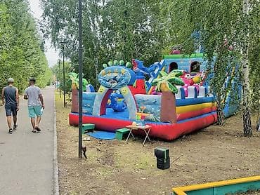 аренда батута: Батут Надувной, Б/у — 1