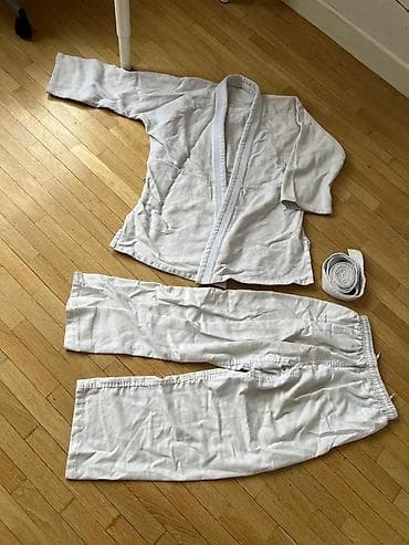 черная форма: Кимоно для единоборств (дзюдо/айкидо/джиу-джитсу) — комплект из 2х — 1