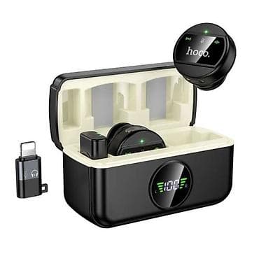 HOCO L22 Wireless Microphone с зарядным кейсом — компактная — 2