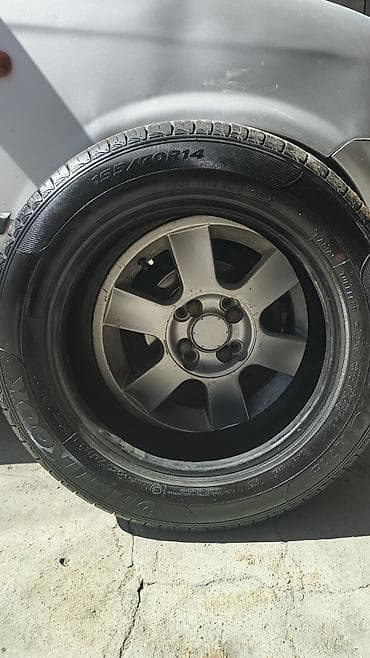 70: Шины 155 / 70 / R 14, Лето, Б/у, Комплект, Легковые, Корея, Hankook — 2