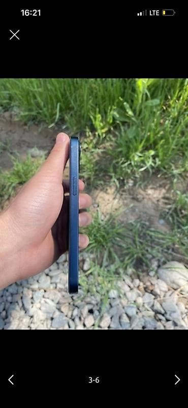 IPhone 13, Б/у, 128 ГБ, Midnight, Чехол, Кабель, 81 %