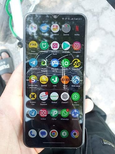 Poco M5, Б/у, 128 ГБ, цвет - Черный, 2 SIM