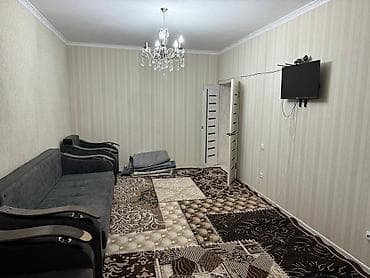 Батирлер: 1 бөлмө, 45 м², Көк-Жар ж/м 106-серия жакшыртылган, 9 кабат, Косметикалык оңдоо — 10