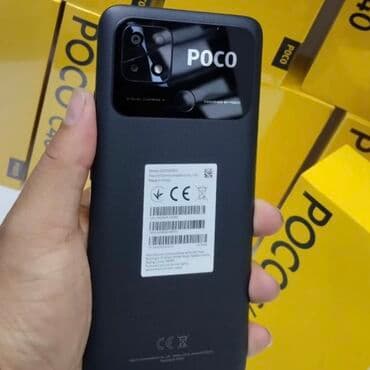 mi poco: Poco C40, Б/у, 64 ГБ, цвет - Черный, 2 SIM — 3