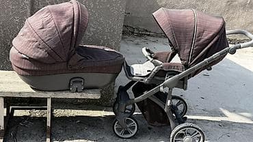 утепленные джинсы: Коляска 2 в 1 (люлька + прогулочный блок) - Комплект: шасси с — 2