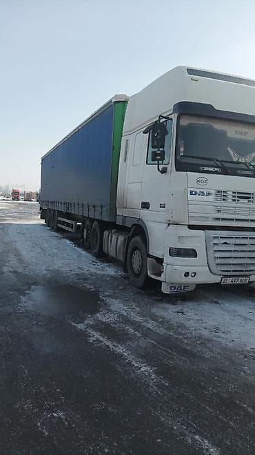 прицеп для фуры: Тягач, DAF, 2006 г., Тентованный — 8