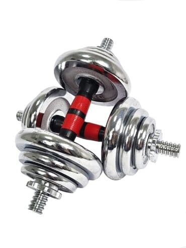 Гантели по 10кг каждая
Хром, разборные
Общий вес 20 кг at lalafo.kg Гантели по 10кг каждая
Хром, разборные
Общий вес 20 кг