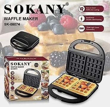 вафельница электрическая: Электрическая вафельница/мультипекарь SOKANY - Форматы выпечки — 3