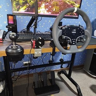 rdx:  игровой руль moza r3 + третья педаль (SR-P Lite Clutch Pedal) + — 1