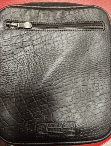 Мужская одежда: Барсетка, Материал: Натуральная кожа, Застежка на молнии, Моющийся материал, Оригинал, Новый — 3