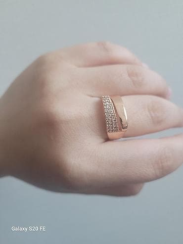 парное: Набор украшений, Проба 585, Новый, Цвет металла: Розовый, Парный набор — 2