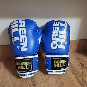 насыя: Боксерские перчатки Green Hill “Olympus” 12 oz, синие. - Материал — 1