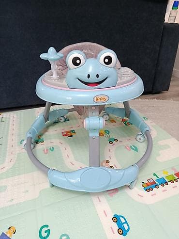 надувные батуты для бизнеса: Детские ходунки Babywalker в виде забавной лягушки - Тип — 1