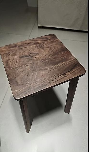 дерева орех: Табуретка, Дерево, Не раскладной — 2